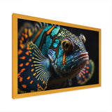 Beautiful Mandarin Fish In Shades Of Blue V