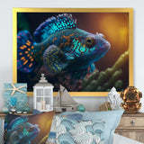 Beautiful Mandarin Fish In Shades Of Blue VI