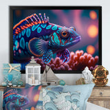 Beautiful Mandarin Fish In Shades Of Purple