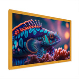 Beautiful Mandarin Fish In Shades Of Purple