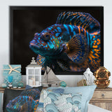 Beautiful Mandarin Fish In Shades Of Blue VII