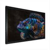 Beautiful Mandarin Fish In Shades Of Blue VII