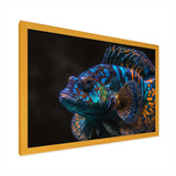 Beautiful Mandarin Fish In Shades Of Blue VII