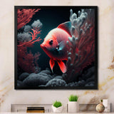 Tropical Fish In Shades Of Red And Blue I