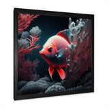 Tropical Fish In Shades Of Red And Blue I