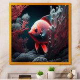 Tropical Fish In Shades Of Red And Blue I