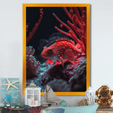 Tropical Fish In Shades Of Red And Blue II