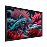 Tropical Fish In Blue And Red I