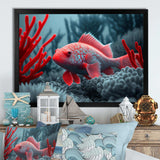 Tropical Fish In Blue And Red II