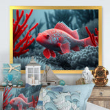 Tropical Fish In Blue And Red II