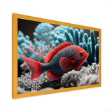 Tropical Fish In Blue And Red III