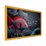 Tropical Fish In Blue And Red IV