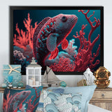 Tropical Fish In Blue And Red V