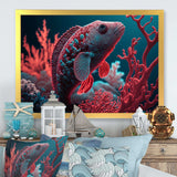 Tropical Fish In Blue And Red V