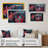 Tropical Fish In Blue And Red V