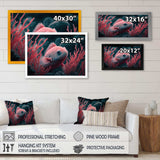 Mysterious Tropical Fish In Blue And Red I