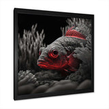 Mysterious Tropical Fish In Blue And Red III