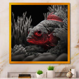 Mysterious Tropical Fish In Blue And Red III