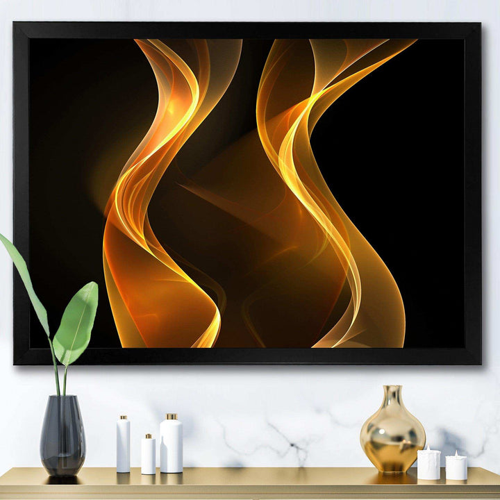 Straight Pink Waves - Modern Bedroom Wall Art