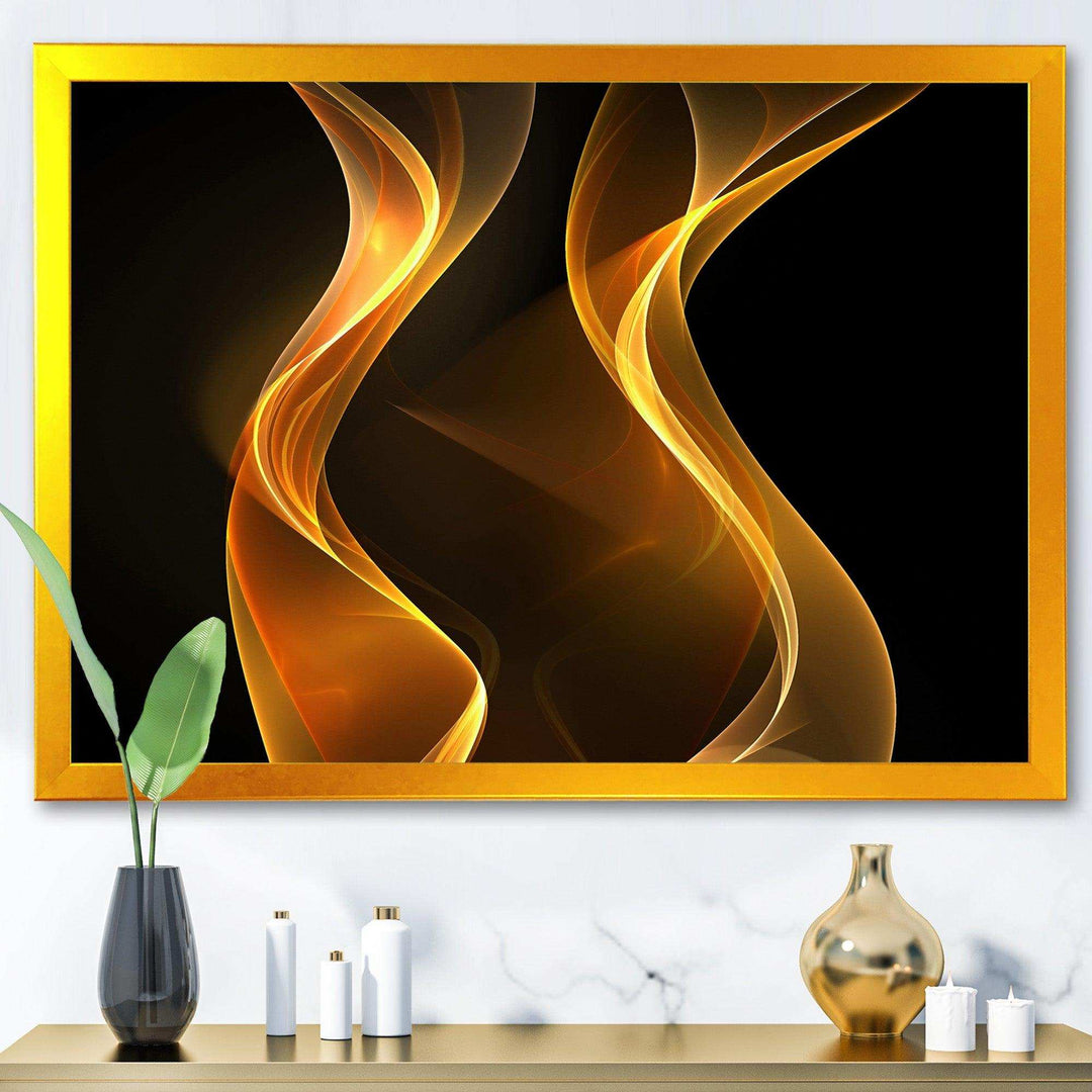 Straight Pink Waves - Modern Bedroom Wall Art