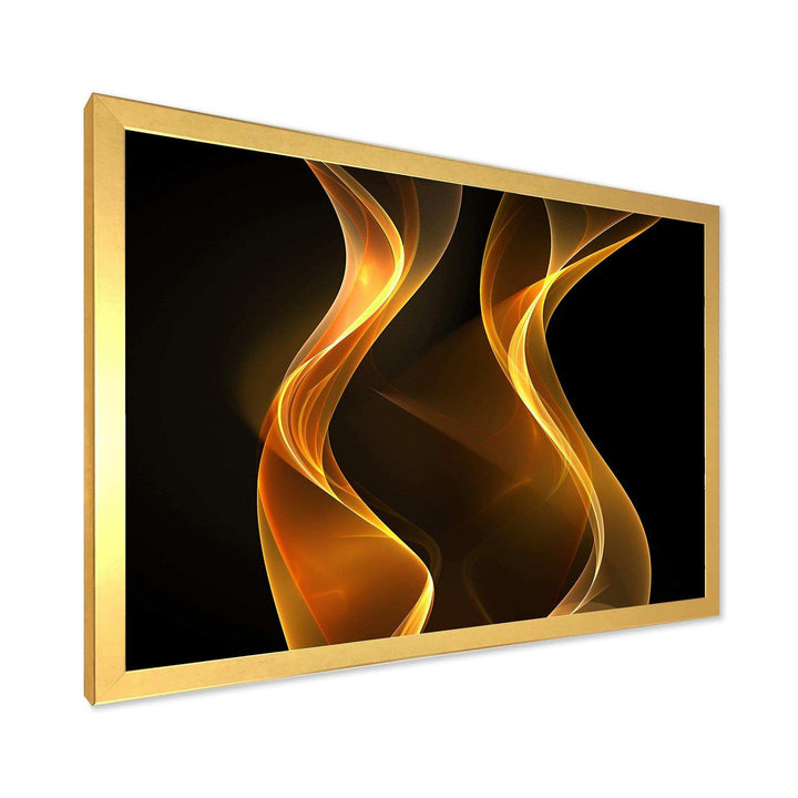 Straight Pink Waves - Modern Bedroom Wall Art