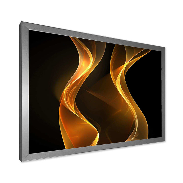 Straight Pink Waves - Modern Bedroom Wall Art