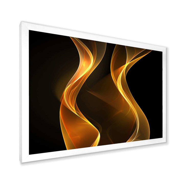 Straight Pink Waves - Modern Bedroom Wall Art