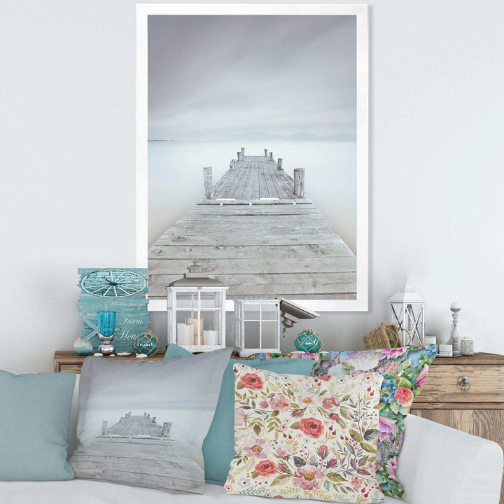 Wooden Pier in Cloudy Mood