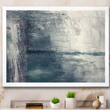 Grey Abstract Pattern Oil Painting