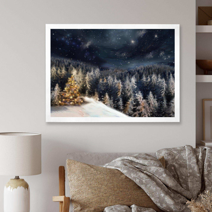 Night Forest Christmas Tree