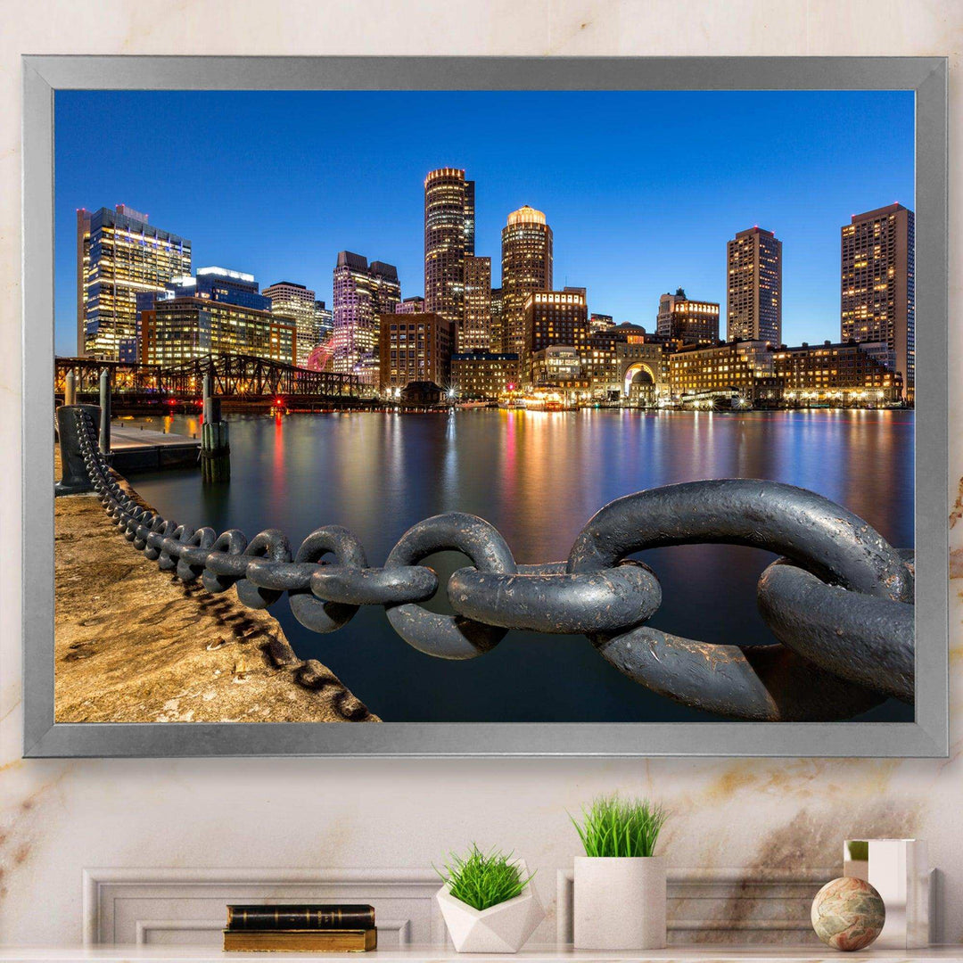 Boston Skyline at Dusk
