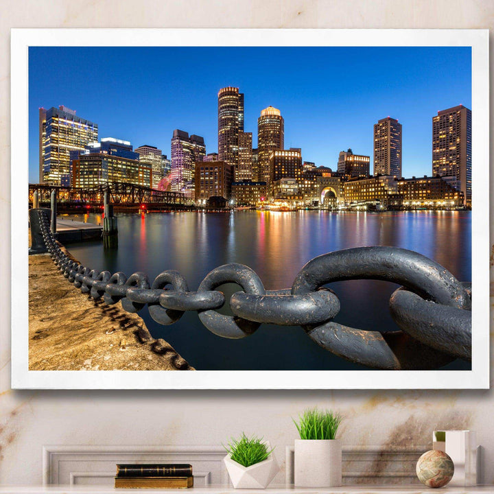 Boston Skyline at Dusk