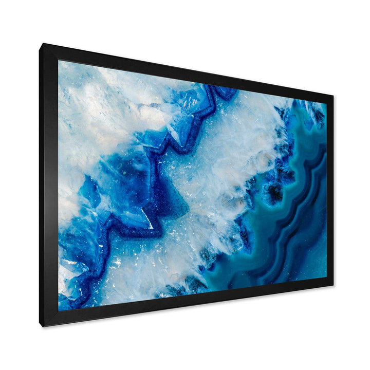 Geode Slice Macro - Modern Living Room Wall Decor