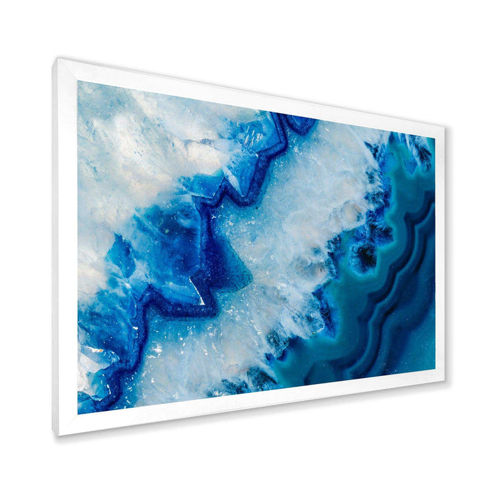 Geode Slice Macro - Modern Living Room Wall Decor