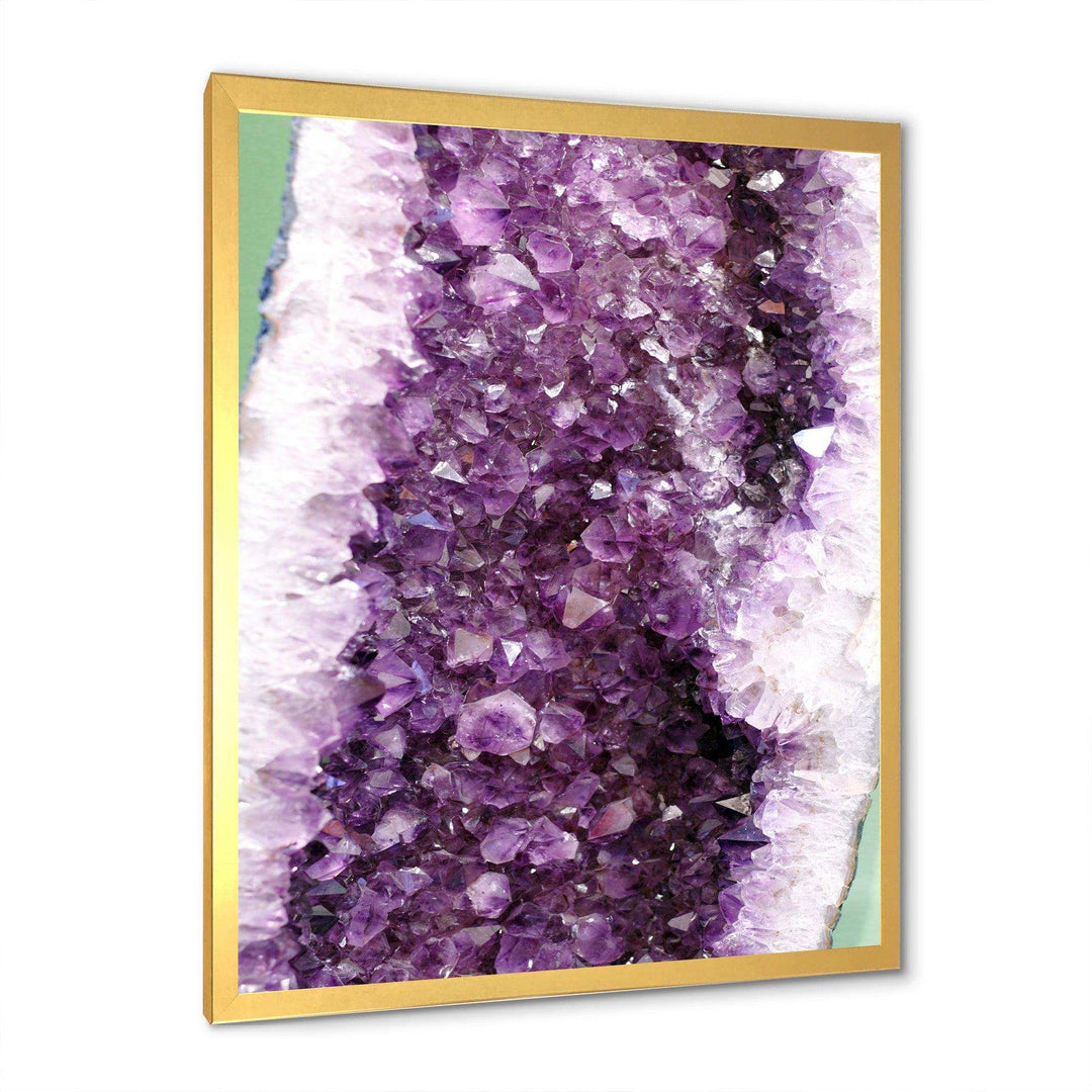 Purple Precious Stones - Modern Bedroom Wall Art
