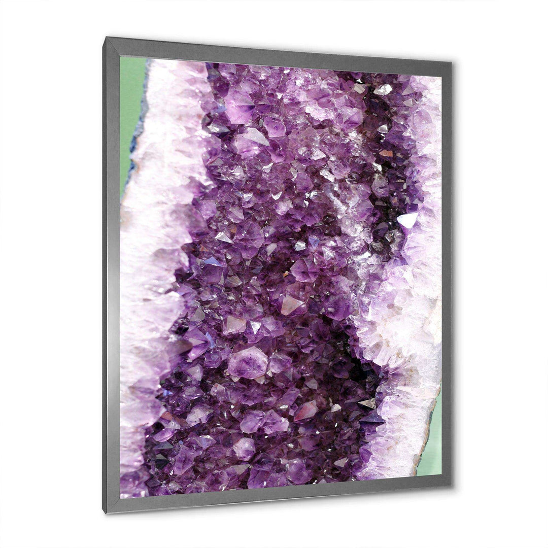 Purple Precious Stones - Modern Bedroom Wall Art