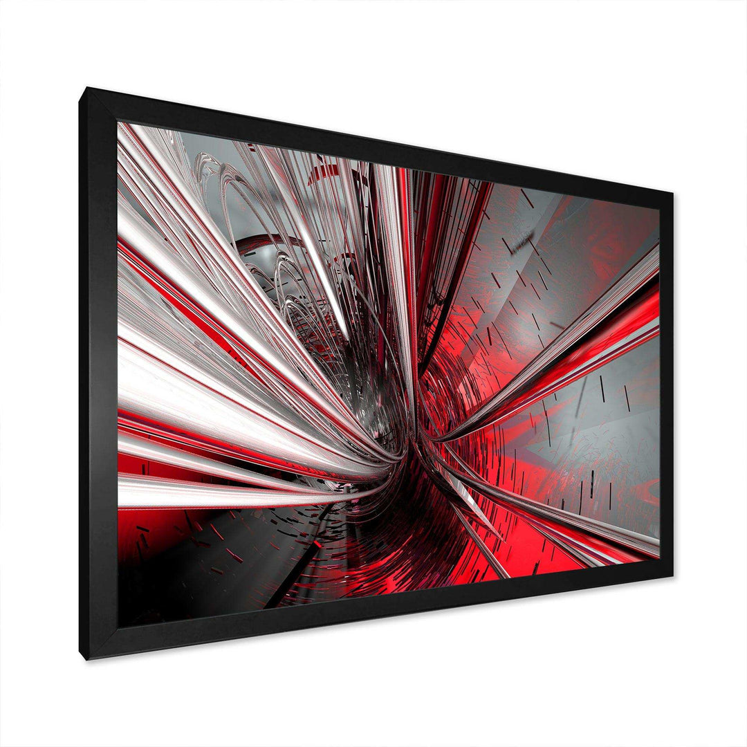 Fractal Deep into Middle - Modern Living Room Wall Decor