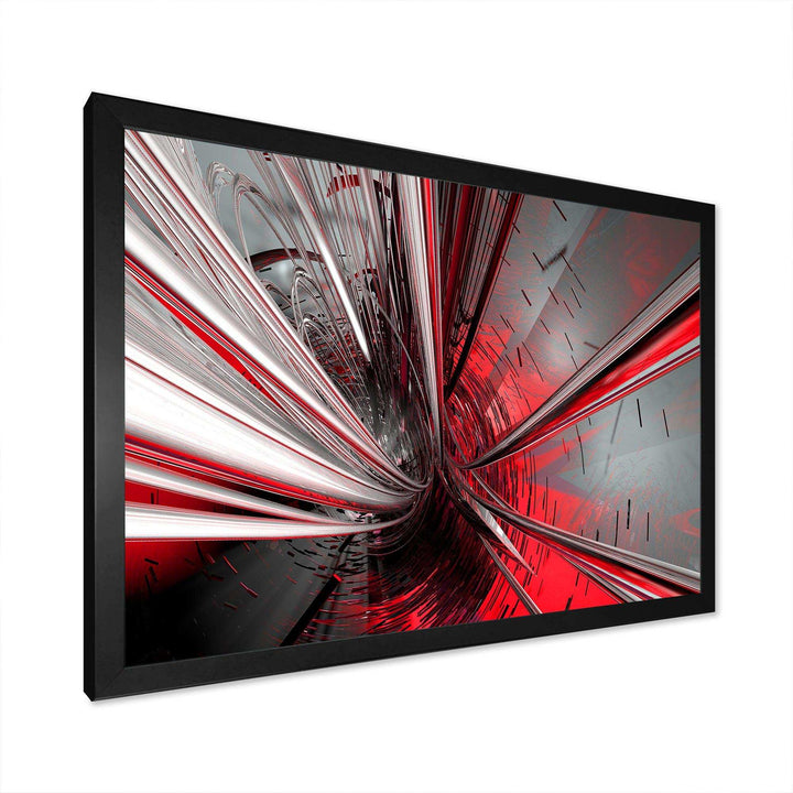 Fractal Deep into Middle - Modern Living Room Wall Decor
