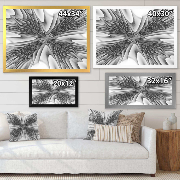 Fractal Magical Depth - Modern Living Room Wall Decor