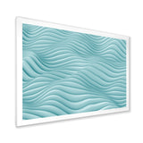 Fractal Rippled Blue 3D Waves