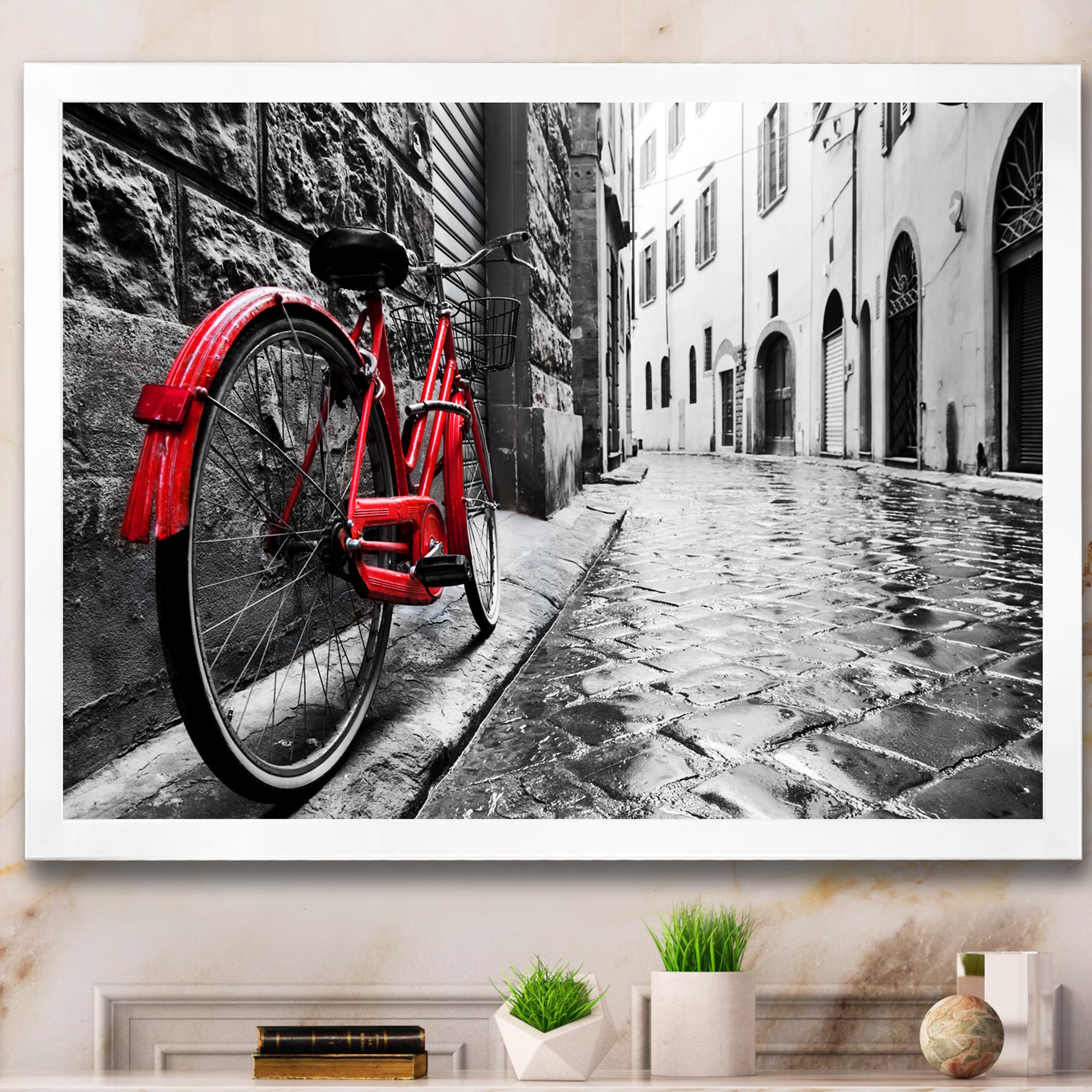 Retro Vintage Red Bike