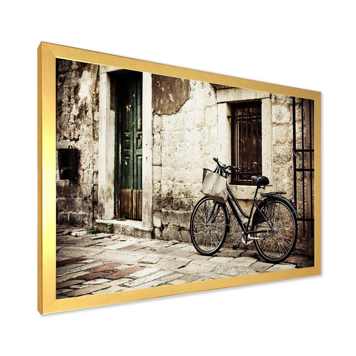 Bicycle with Shopping Bag