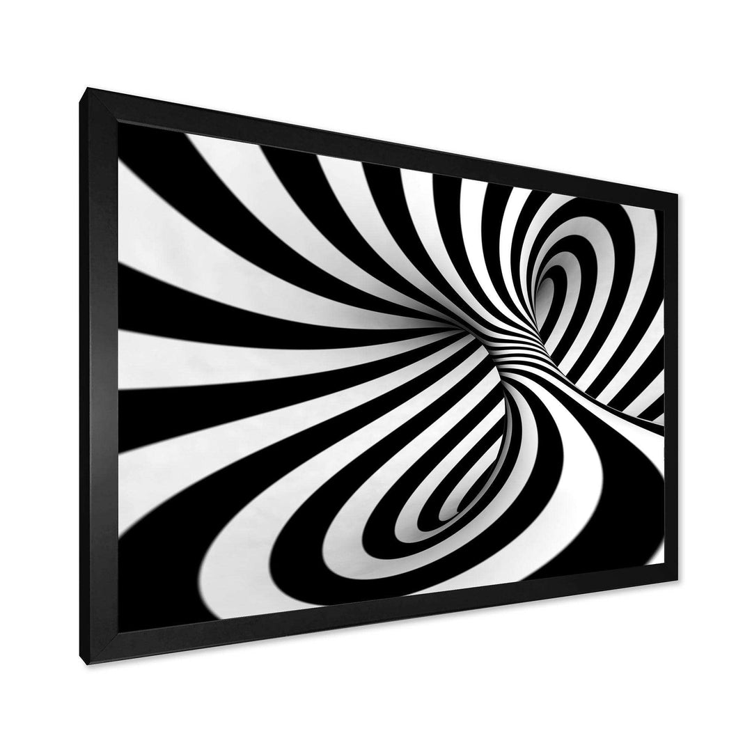 Spiral Black n White - Modern Wall Art Prints