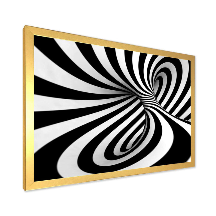 Spiral Black n White - Modern Wall Art Prints