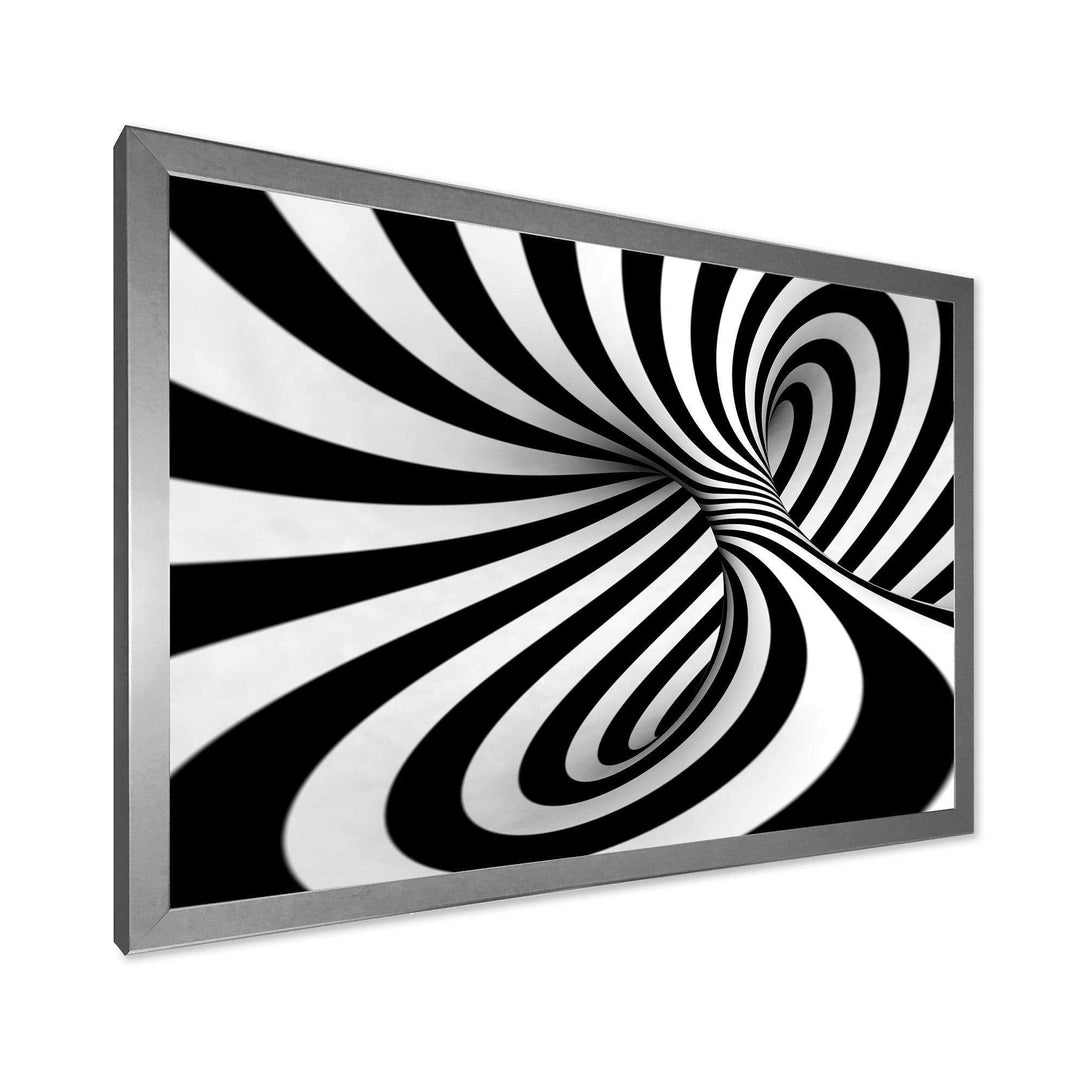 Spiral Black n White - Modern Wall Art Prints