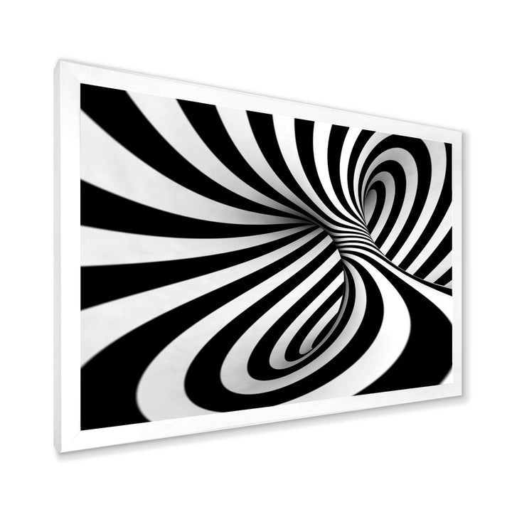 Spiral Black n White - Modern Wall Art Prints