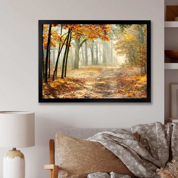 Bright Yellow Fall Morning