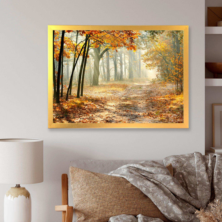 Bright Yellow Fall Morning