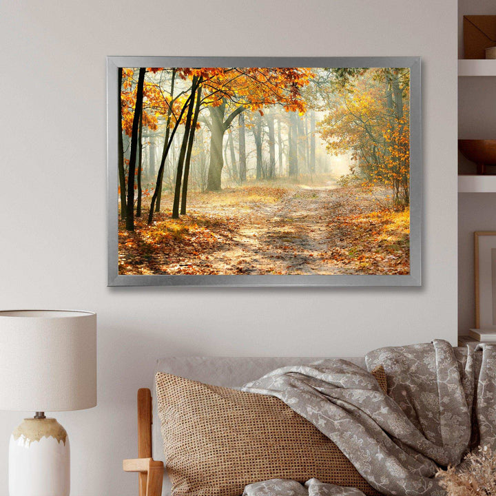 Bright Yellow Fall Morning