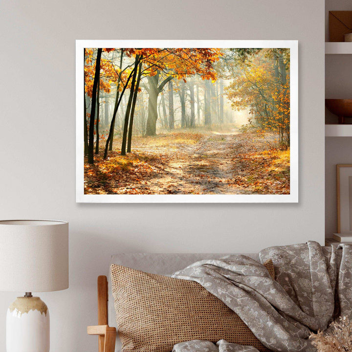 Bright Yellow Fall Morning